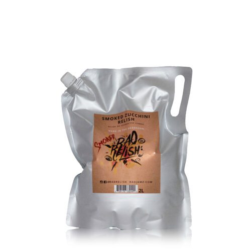 bag of okanagan made metis relish in a 2L food service bag